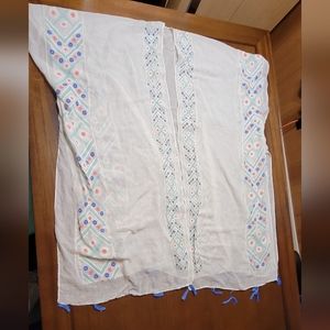 Swimsuit Cover With Frills NWOT